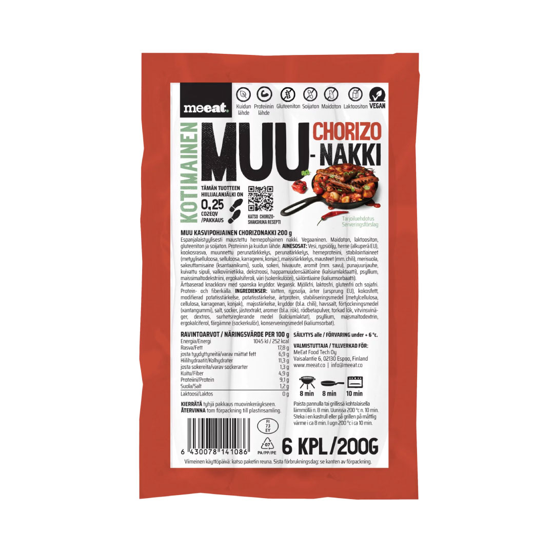 MUU Chorizo-nakki - Lihankorvike - Nakki