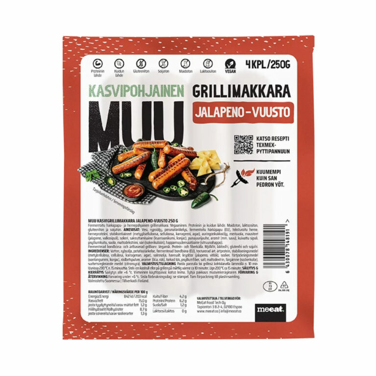 MUU grillimakkara - Jalapeno - Juusto - Lihankorvike - Makkara - Grillimakkara